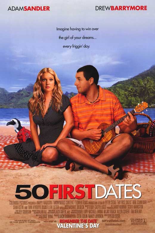 50 first dates movie cast