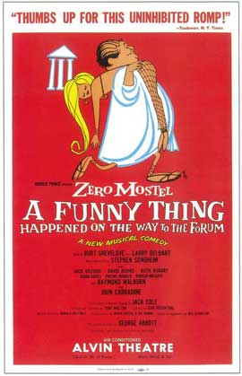 A Funny Thing Happened on the Way to the Forum (Broadway) - 14 x 22 Poster - Style A