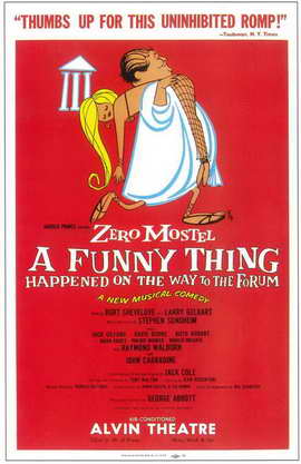 A Funny Thing Happened on the Way to the Forum (Broadway) - 11 x 17 Poster - Style A