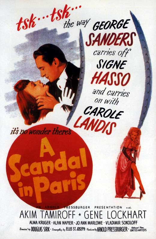A Scandal in Paris movie