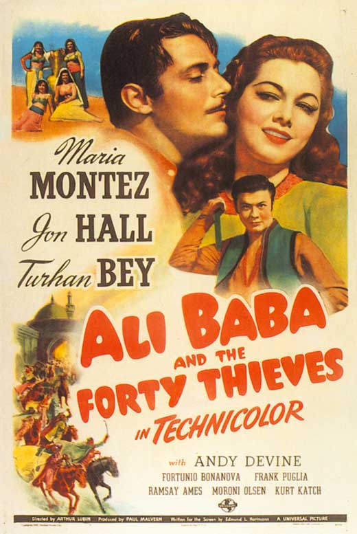 Ali Baba and the Forty Thieves Movie Posters From Movie Poster Shop - Ali Baba And The Forty Thieves Movie