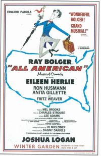 All American (Broadway) - 11 x 17 Poster - Style A