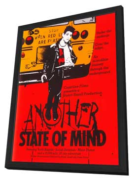 movie poster mind another state deluxe frame wood style
