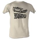 Back to the Future - DMC Ink Tan T-Shirt