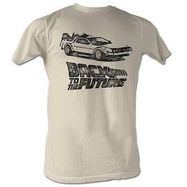 Back to the Future - DMC Ink Tan T-Shirt