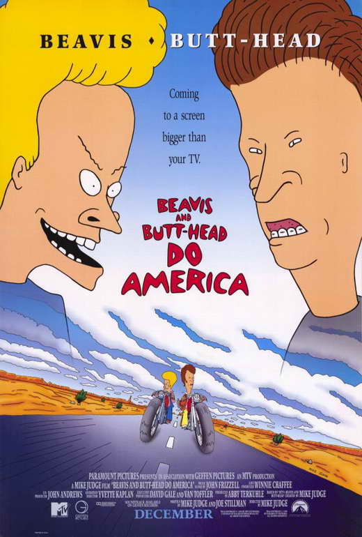 Beavis and Butt-Head Do America - 11 x 17 Movie Poster - Style A