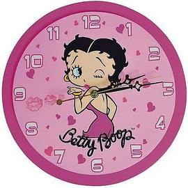 Betty Boop - Pink Wall Clock