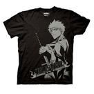 Bleach (TV) - Ichigo Stare Black T-Shirt