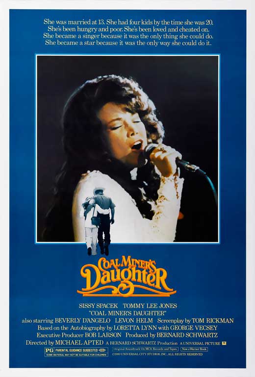 Coal Miner's Daughter - 11 x 17 Movie Poster - Style A