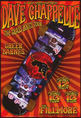 Dave Chappelle - The Grass Roots Tour - 11 x 17 TV Poster - Style G