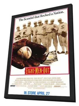 Eight Men Out - 27 x 40 Movie Poster - Style B - in Deluxe Wood