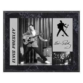 Elvis Presley - 1950s On Stage 8x10 Plaque
