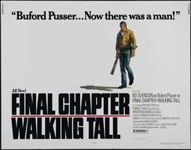 Final Chapter Walking Tall Movie Posters From Movie Poster Shop