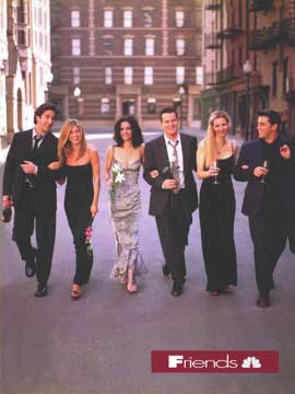 Friends (TV) - 11 x 17 TV Poster - Style G