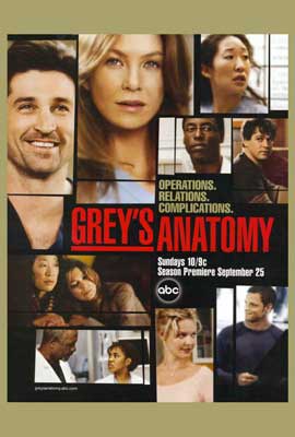 Grey's Anatomy - 27 x 40 TV Poster - Style A