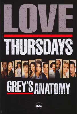 Grey's Anatomy - 27 x 40 TV Poster - Style C