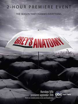 Grey's Anatomy - 11 x 17 TV Poster - Style G