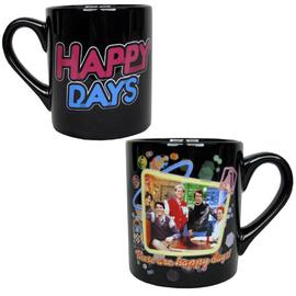 Happy Days - Cast Portrait Black Mug