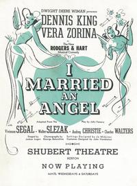 I Married An Angel (Broadway) - 11 x 17 Poster - Style A