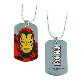 Iron Man - Up Close Dog Tag Necklace