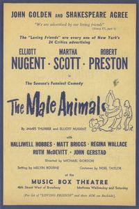 Male Animal, The (Broadway) - 11 x 17 Poster - Style A