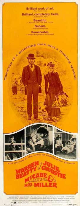 McCabe & Mrs. Miller - 27 x 40 Movie Poster
