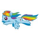 My Little Pony - Rainbow Dash Flying Patch