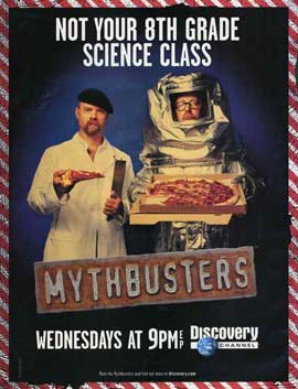 MythBusters - 11 x 17 TV Poster - Style A