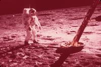 NASA-Apollo 11 Moon Walk - 8 x 10 Color Photo #8