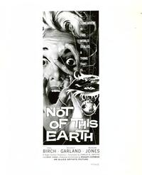 Not Of This Earth Movie Posters From Movie Poster Shop