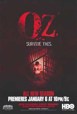 Oz - 27 x 40 TV Poster - Style B