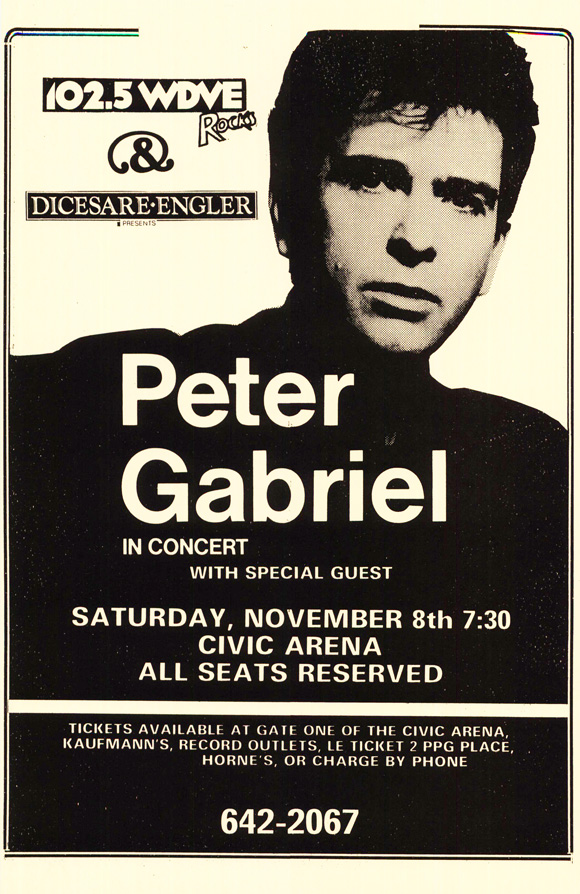 moviegoods.com | Peter gabriel, Concert posters, Gabriel