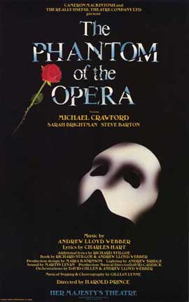 Phantom of the Opera, The (Broadway) - 11 x 17 Poster - Style A