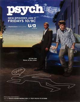 Psych - 11 x 14 TV Poster - Style A