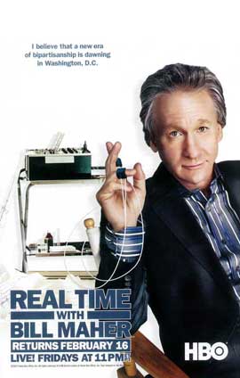 Real Time with Bill Maher - 11 x 17 TV Poster - Style A