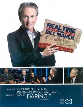 Real Time with Bill Maher - 11 x 17 TV Poster - Style B