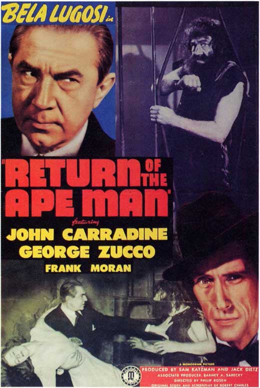 Return of the Ape Man movie