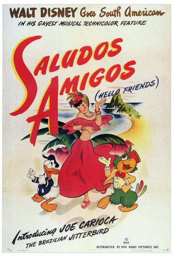 Image result for saludos amigos poster