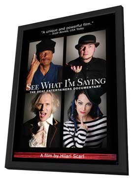 ... Documentary - 11 x 17 Movie Poster - Style A - in Deluxe Wood Frame