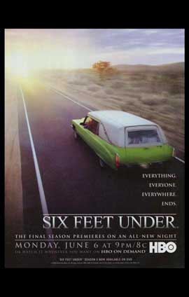 Six Feet Under - 11 x 17 TV Poster - Style F