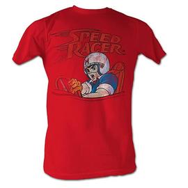 Speed Racer - Logo and Speed Red T-Shirt