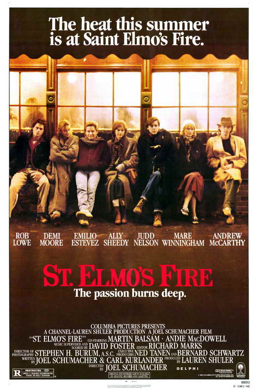 St. Elmo's Fire Movie Posters From Movie Poster Shop