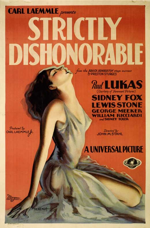 Strictly Dishonorable movie