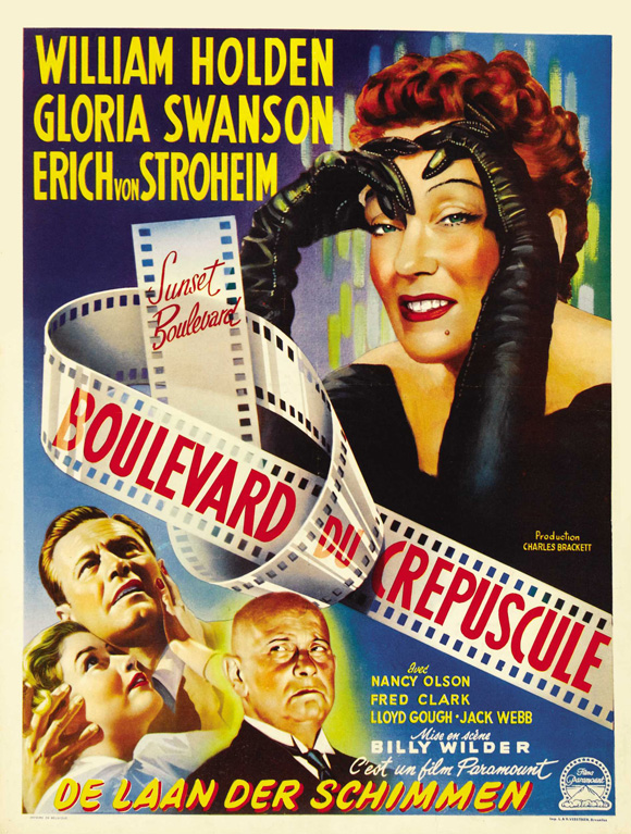Sunset Boulevard - 27 x 40 Movie Poster - Belgian Style B