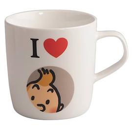 The Adventures of Tintin: The Secret of the Unicorn - I Love Tintin White Mug