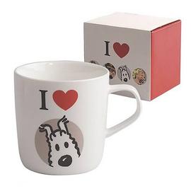 The Adventures of Tintin: The Secret of the Unicorn - I Love Snowy White Mug