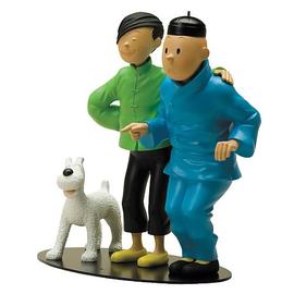 The Adventures of Tintin: The Secret of the Unicorn - Chang Meets Tintin Resin Statue