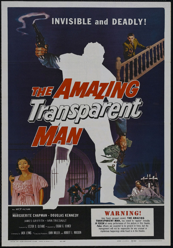 The Amazing Transparent Man movie