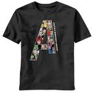 The Avengers - Team A Black T-Shirt