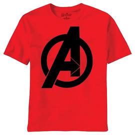 The Avengers - Movie Bold Logo Red T-Shirt